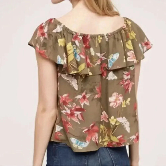 Anthropologie MAEVE Vallita Off The Shoulder Top Medium NWT - Picture 5 of 8